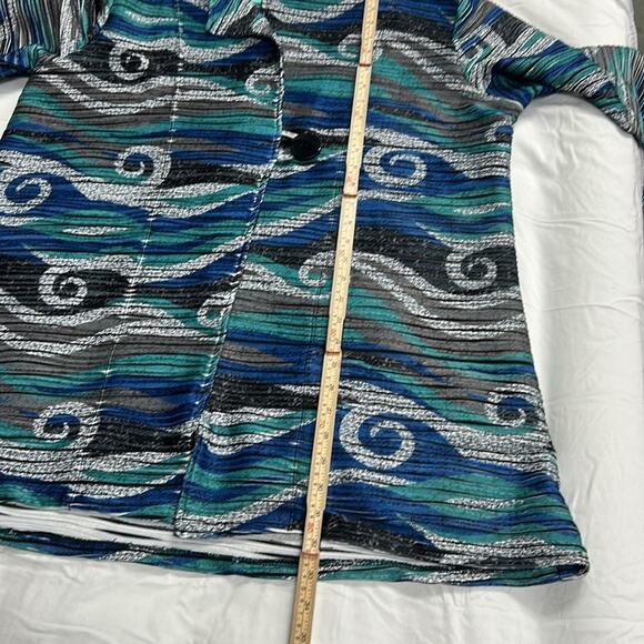 NWT Multiples Lightweight Topper Jacket Art To Wear Women’s Size XL Abstract - Picture 9 of 9